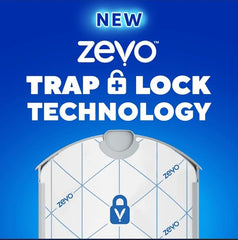 Zevo Flying Insect Trap Refills, 4 Pack Authentic Refill Cartridges for Continuous Indoor Use